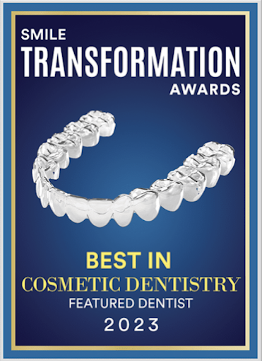 Cosmetic Award 2023 given to Ethos Family Dental in New Lenox, IL